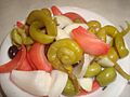 Plato de encurtidos