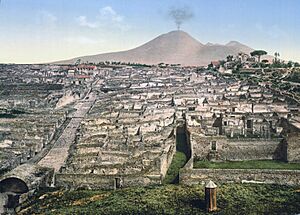Archivo:Pompeji um 1900 ueberblick