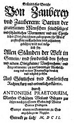 Archivo:Praetorius Report on Witchcraft 1602