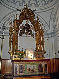 San Pedro Regalado en la iglesia del santísimo salvador