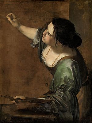 Self-portrait as the Allegory of Painting (La Pittura) - Artemisia Gentileschi.jpg
