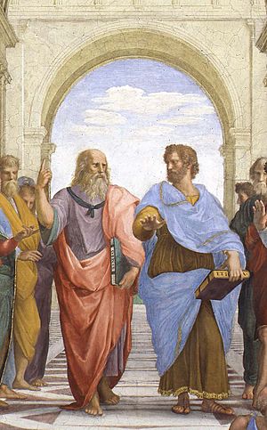 Archivo:Socrates and Plato Socrates y Platon, Escuela de Atenas, Raffae