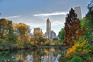 Archivo:Southwest corner of Central Park, looking east, NYC