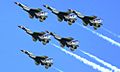 T-birds 6 plane formation 3654w