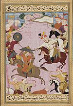 Archivo:The Battle between Shah Ismail and Abul-Khayr Khan