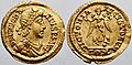 Tremissis Visigoths Honorius 571457