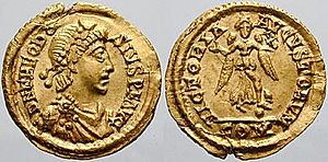 Archivo:Tremissis Visigoths Honorius 571457