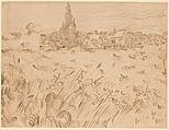 Vincent van Gogh - Wheatfield, Saint-Rémy de Provence - F1548 JH1726