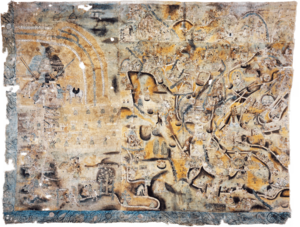 Archivo:(original) Lienzo de Quauhquechollan (~1530)
