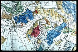 Archivo:Andromeda and Cassiopeia - Philippe La Hire, Planisphere celeste, 1705