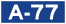 Autovía A-77.svg