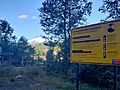 Aviso Volcan Villarrica en Challupen