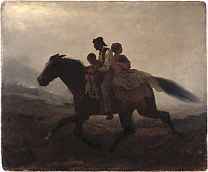 Archivo:Brooklyn Museum - A Ride for Liberty -- The Fugitive Slaves - Eastman Johnson - overall