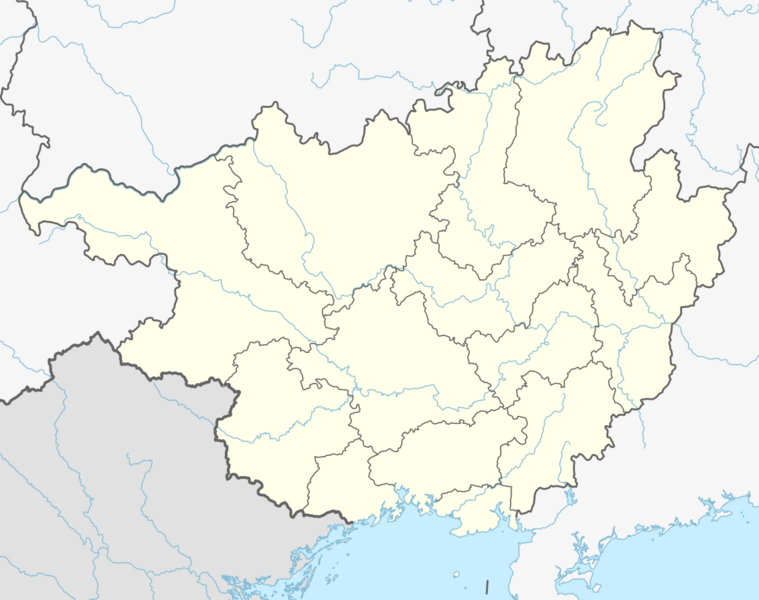 China Guangxi adm location map