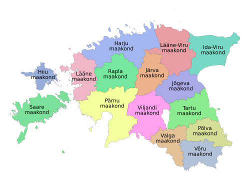 Condados de Estonia