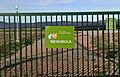 Entrada a la planta fotovoltaica Francisco Pizarro (Torrecillas de la Tiesa)