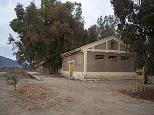 Archivo:Estación Jáchal, punta de riel del FFCC Belgrano