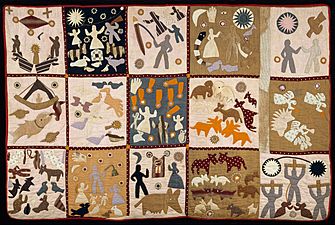 Archivo:Harriet Powers - Pictorial quilt - Google Art Project