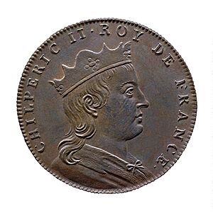 Archivo:Jean Dassier (1676-1763) - Chilpéric II roy de France (670-721)