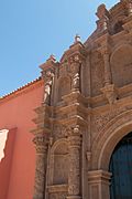 Juli. San Juan de Latrán. Detalle de la puerta lateral