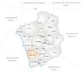 Karte Gemeinden des Bezirks Konolfingen 2003