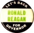 Let's back Ronald Reagan for Governor