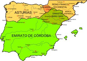 Map Iberian Peninsula 910-es.svg