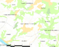 Map commune FR insee code 33381