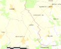 Map commune FR insee code 89219
