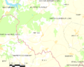 Map commune FR insee code 89420