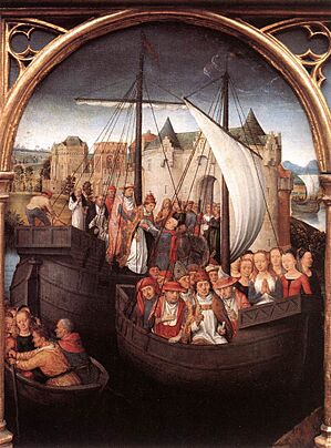 Archivo:Memling, reliquiario di sant'orsola 04