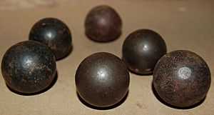 Archivo:Naseby musket balls