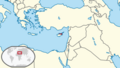 Northern Cyprus in its region (de-facto)