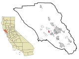 Sonoma County California Incorporated and Unincorporated areas Graton Highlighted.svg