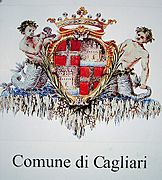 Stemma del Comune di Cagliari dal XVIII secolo