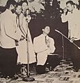 The Platters performing