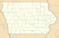USA Iowa location map