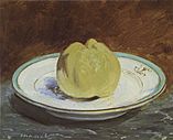 Édouard Manet - Pomme sur une assiette