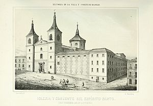 1863, Historia de la Villa y Corte de Madrid, vol. 3, Iglesia y convento del Espíritu Santo.jpg