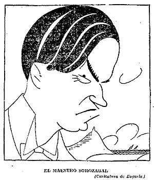 Archivo:1928-01-29, El Sol, El maestro Sorozabal, Bagaría