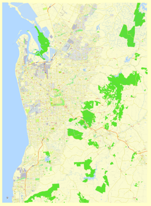 Archivo:Adelaide Australia Street Map SVG free