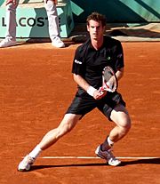 Archivo:Andy Murray at the 2009 French Open 6