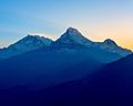 Annapurna-I, Annapurna South and Himchuli from Ghorepani Poonhill