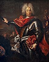 Archivo:Ca' Rezzonico - Ritratto di Johann Matthias von der Schulenburg - Antonio Guardi