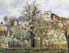 Camille Pissarro - Orchard with Flowering Trees, Spring, Pontoise