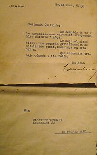 Archivo:Carta de despedida a Clotilde Vergara