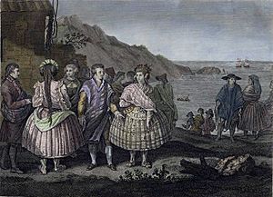 Archivo:Costume of the inhabitants of Chili
