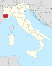 Cuneo in Italy.svg