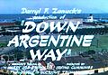 Down Argentine Way trailer
