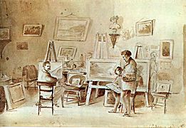 Estudio del Artista en Saint Thomas Camille Pissarro
